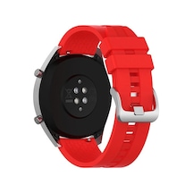Amazfit Gtr 3-gtr 3 Pro-gtr 2-gtr 2e-gtr 47mm Uyumlu Kordon Klasik Silikon Kordon Metal Tokalı K23