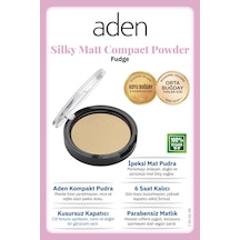 Aden Silky Matt Compact Powder - İpeksi Mat Pudra 04 Fudge Karamel 0