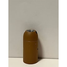 E-14 Gold Düz Geçmeli Duy