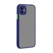 Apple iPhone 12 Uyumlu Klfs Hux Kılıf-lacivert Lacivert