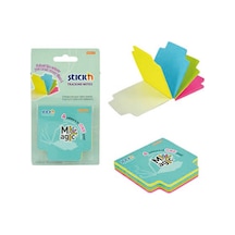 Hopax Stickn 70X70 Mm Magic 4 Neon Yapışkanlı Not Kağıdı 100 Yapr