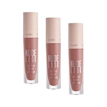 Nude Look Velvety Lipcolor Likit No:02 Peachy Nude 3 Paketi 0