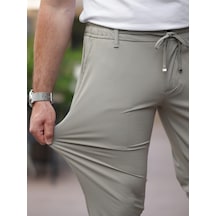 Ultra Hafif İnce Esnek Slim Fit Jogger Çağla Yeşil