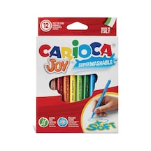 4 Adet Carioca Joy Süper Yıkanabilir Keçeli Boya Kalemi 12'li