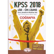 Kpss 2018 Lise Ön Lisans Konu Anlatımlı Coğrafya