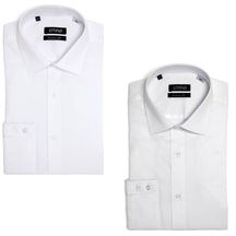 Pıngömlek Kensıngton Montello Vesta Ikili Set8 Beyaz Erkek Gömlek