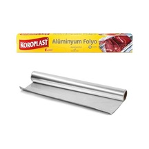 Alüminyum Folyo 15 Mt, Bpa İçermez, Dayanıklı Yapışmaz Folyo 30 Cm X 15 Mt, Tavuk, Izgara, Et, Yemek, Gıda Artıklarını Saklamak İçin İdeal, Mutfakta Çok Yönlü Kullanım, Yüzey Korumaya Uygun