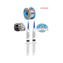 Lehimleme Seti 40 G 0,5 Mm Lehim Teli Cp-2515 Lehim Fitili Flux Lehim Toplama Set Tk09