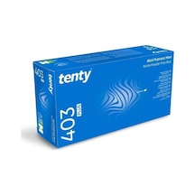 403 Plus Nitril Pudrasız Mavi Muayene Eldiveni 100'lü Paket Large L Beden