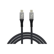 Usb 4 Hızlı Şarj, Data Ve Görüntü Aktarım Kablosu - Type Usb C Thunderbolt 4/3 Uyumlu, Usb 4, 40gbps Veri Aktarım, 240w Şarj Gücü, 8k 60hz, 4k 144hz / 120hz / 60hz, Hdr 1 Metre