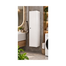 Lina Banyo Dolabı Kiler Dolabı Çok Amaçlı Dolu Beyaz - 885333433 Beyaz
