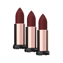 Satin Lipstick No: 31 - Satensi Bitişli Nemlendirici Etkili Ruj 3 Paketi Abanoz