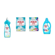Aquabor Doğal Mineralli Elde Bulaşık + 4 Kg Beyaz + 4 Kg Renkliler + Sıvı Renkliler 4 Lü Set 31334469