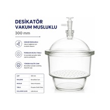 Desikatör Vakum Musluklu 300 Mm