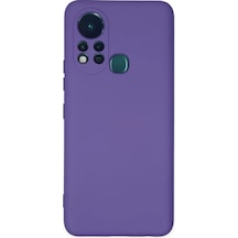 Newface İnfinix Hot 11s Kılıf Nano İçi Kadife Silikon - Mor