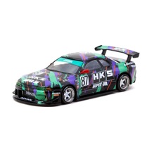 1/64 Nissan Skyline R32 Widebody Hks With Tarmac Cards Combo Set - Designed By Jon Sibal Çok Renkli