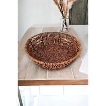 Hasır Rattan Ekmeklik Ekmek Sepeti Yuvarlak Çap 24cm Diğer