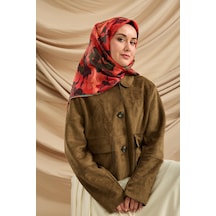 Silk Home Twill İpek Eşarp 11483-24 Kırmızı, Narçiçeği, Koyu Mor, Yeşil, Antrasit