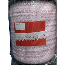Çamaşır Lastiği Dantelli 1 Cm 75 Metre 1 Top Açık Pembe