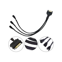 Sata Power To Fan 3 Port Pin Çevirici Çoklayıcı Pwm Kablosu 4597A