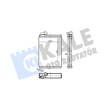 Kale 356135 Kalorifer Radyatörü - Audi A5 2008-2017 2.0 Tfsi 8k0898037a