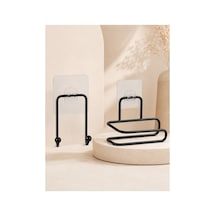Astraltech Banyo Ve Mutfak İçin Yapışkanlı Havlu Askılığı Ve Rulo Kağıt Tutucu Set Renkli