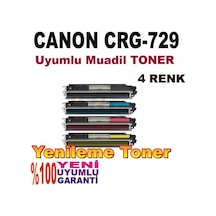 Canon Crg-729/329 4 Renk Uyumlu Toner Seti 7010C/7018C