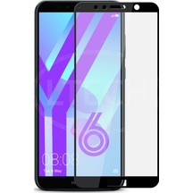 Huawei Y6 2018 Ekran Koruyucu 9D Tam Kaplayan Kavisli