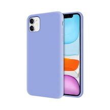 KZY İletişim Apple Uyumlu iPhone 11 Kapak İçi Kadife Soft Logosuz Lansman Silikon Kılıf