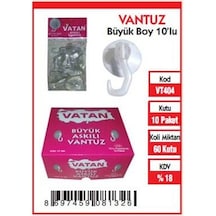 Vatan Vt404 Vantuz Büyük Boy 10 Lu