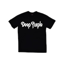 Stoned&Fame Deep Purple Baskılı T-shirt SIYAH Siyah