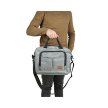 Woys Bags 15.6" Gri Evrak Bilgisayar Notebook Laptop Çantası