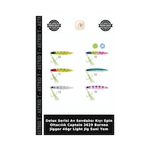 Delux Serisi Av Sevdalısı Kıyı Spin Oltacılık Captain 3629 Burneo Jigger 40gr Light Jig Suni Yem