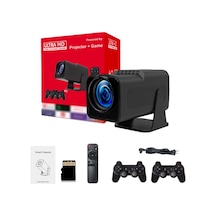 Hy320 Max Taşınabilir Projektör Full Hd Ev Sineması 300 Ansı Lümen 4k Video Android Projeksiyon+oyun