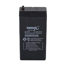 Lightex Lt-425 4v 2.3ah Işıldak Fener Aküsü Çok Renkli