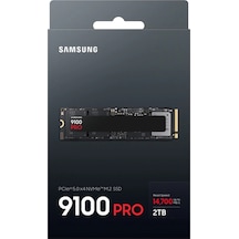 Samsung Mz-vap2t0bw, 9100 Pro, 2tb, 14700/13400, Gen5, Nvme Pcıe M.2 2280, Ssd Türkiye Distribütörü Garantili