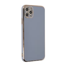 Apple iPhone Uyumlu   11 Pro Max Kılıf Volet Silikon - Mavi