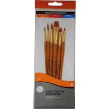 Gold Taklon Synthetic 7'li Fırça  Seti