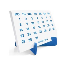 2027 Takvimi, 2027 Masa Takvimi Mavi Renk, 2027 Calendar, 2027 Desk Calendar Blue Color