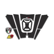 Rks Reale 125 2024-2025 Karbon Tank Pad Set Redline Grafik Diğer
