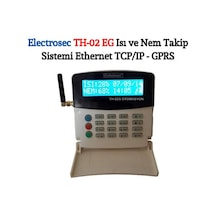 Electrosec Th-02Eg 1 Kanal Isı Ve Nem Takip Sistemi Ethernet Tcp