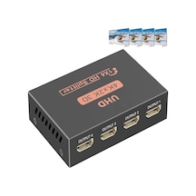 4k Ultra Hd 3d 4 Port Hdmı Splitter Çoğaltıcı 1 Giriş 4 Çıkış