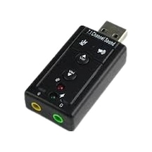 7.1 USB Ses Kartı Virtual Sound 3D - Win 7 Win 8 Win 10