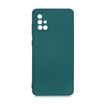 Zore Galaxy A71 Kılıf Nvth Mara Lansman Kapak - Koyu Yeşil