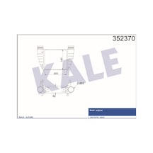 KALE 352370 INTERCOOLER A4 2.0TDI 2.0 TFSI 00-