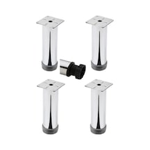 Koltuk Çekyat Yükseltme Ayağı Tablalı Krom Metal 15 Cm 4 Adet Diğer
