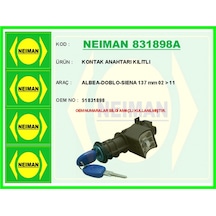 Kontak - 806 - Anahtarı Kılıtlı Albea-doblo-sıena 137 Mm 02 - Shopılke - - 11 Çok Renkli
