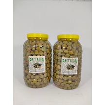 Manzalina Cinsi Küçük Boy Dilme Tatlanmış Zeytin 2'li Paket 3 Kg+3 Kg