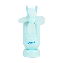 Rogfer Taşınabilir Usb Şarjlı Sessiz El Fanı Mavi - Mavi