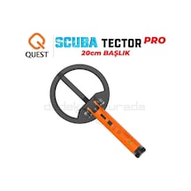 Scuba Tector Pro Su Altı Dedektörü&sahil Arama Dedektörü - 20 Cm Başlıklı